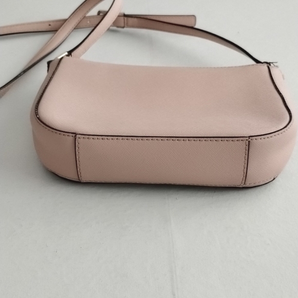 Kate Spade Baby Pink Safiano Leather Crossbody Bag *flaw - Picture 3 of 10
